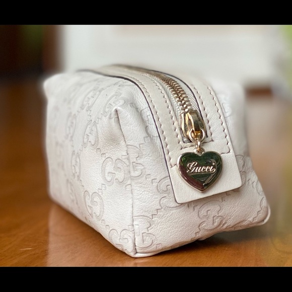 Gucci Leather Cosmetic Makeup Pouch - Picture 2 of 14